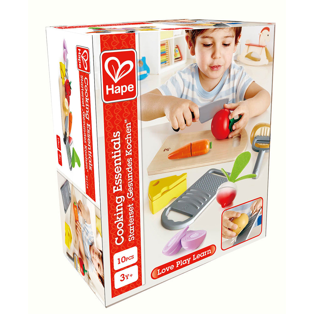 Hape Cooking Essentials Toy Set with Realistic Kitchen Tools