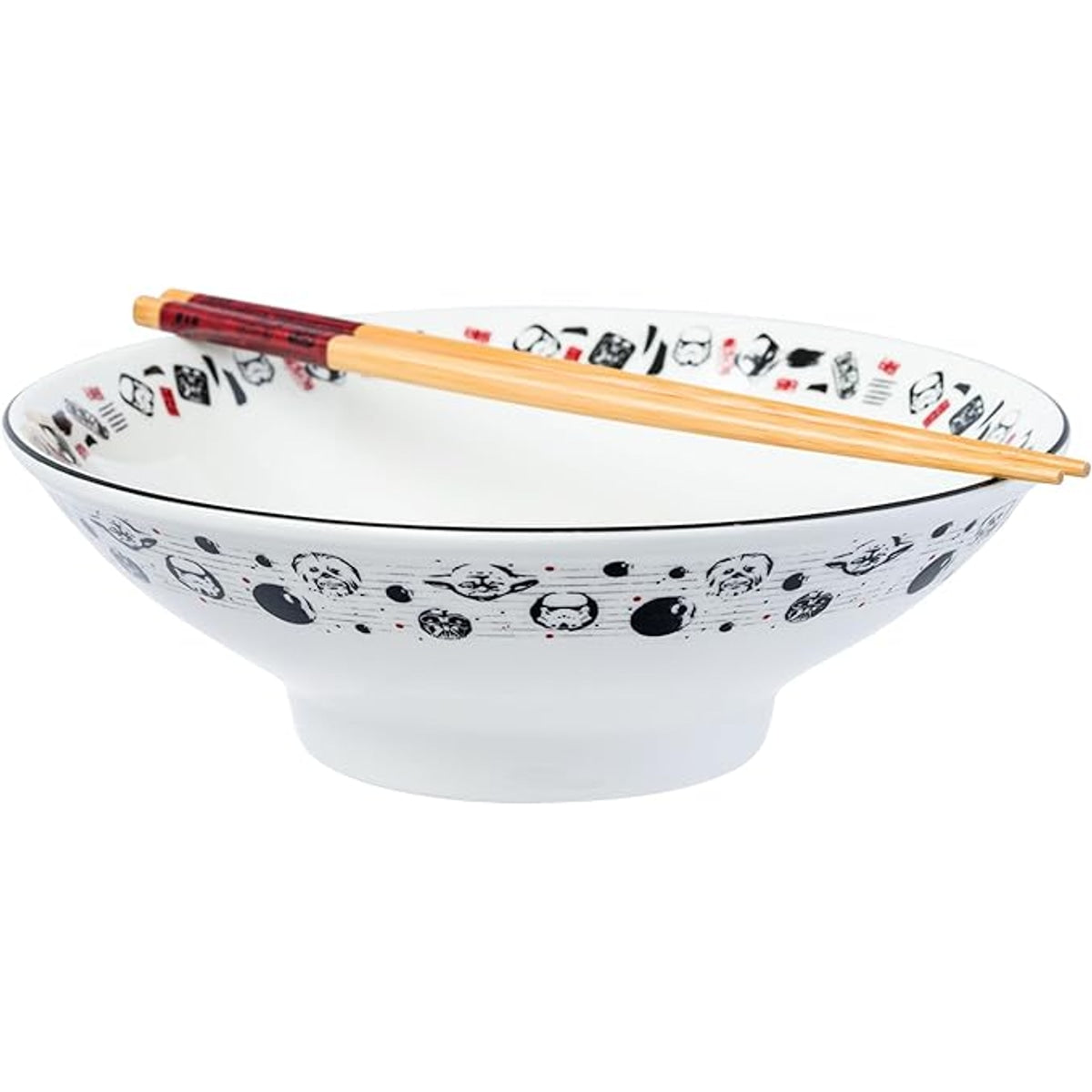 Star Wars Painting Style Print 30oz Ceramic Ramen Bowl