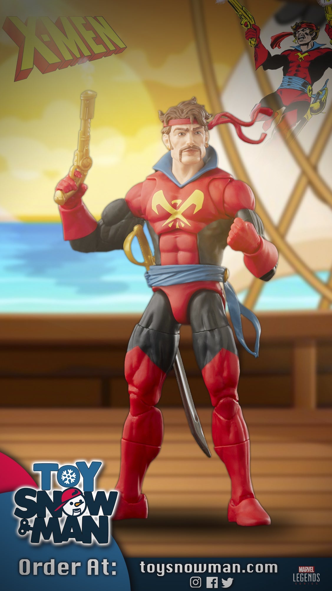 Marvel Legends Series: Starjammer Corsair X-Men Figure