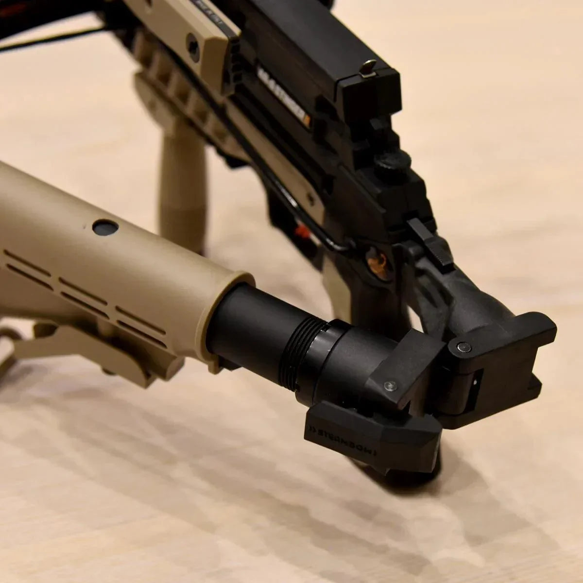 Steambow Archery AR-Series Folding Stock Adapter (incl. protective ring)