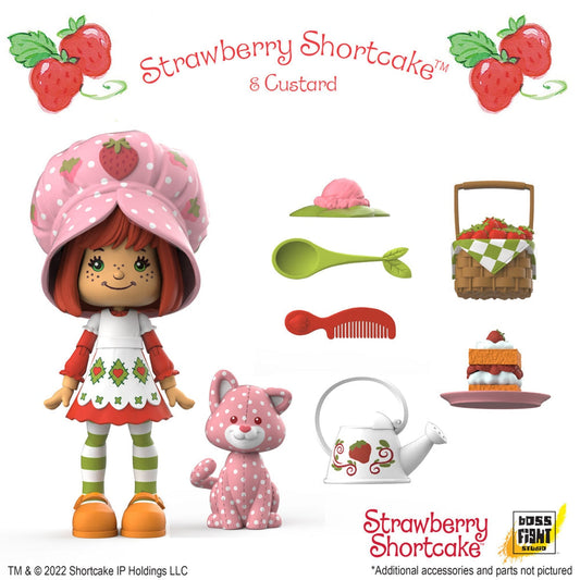 Strawberry Shortcake - Srawberry Shortcake & Custard Action Figure