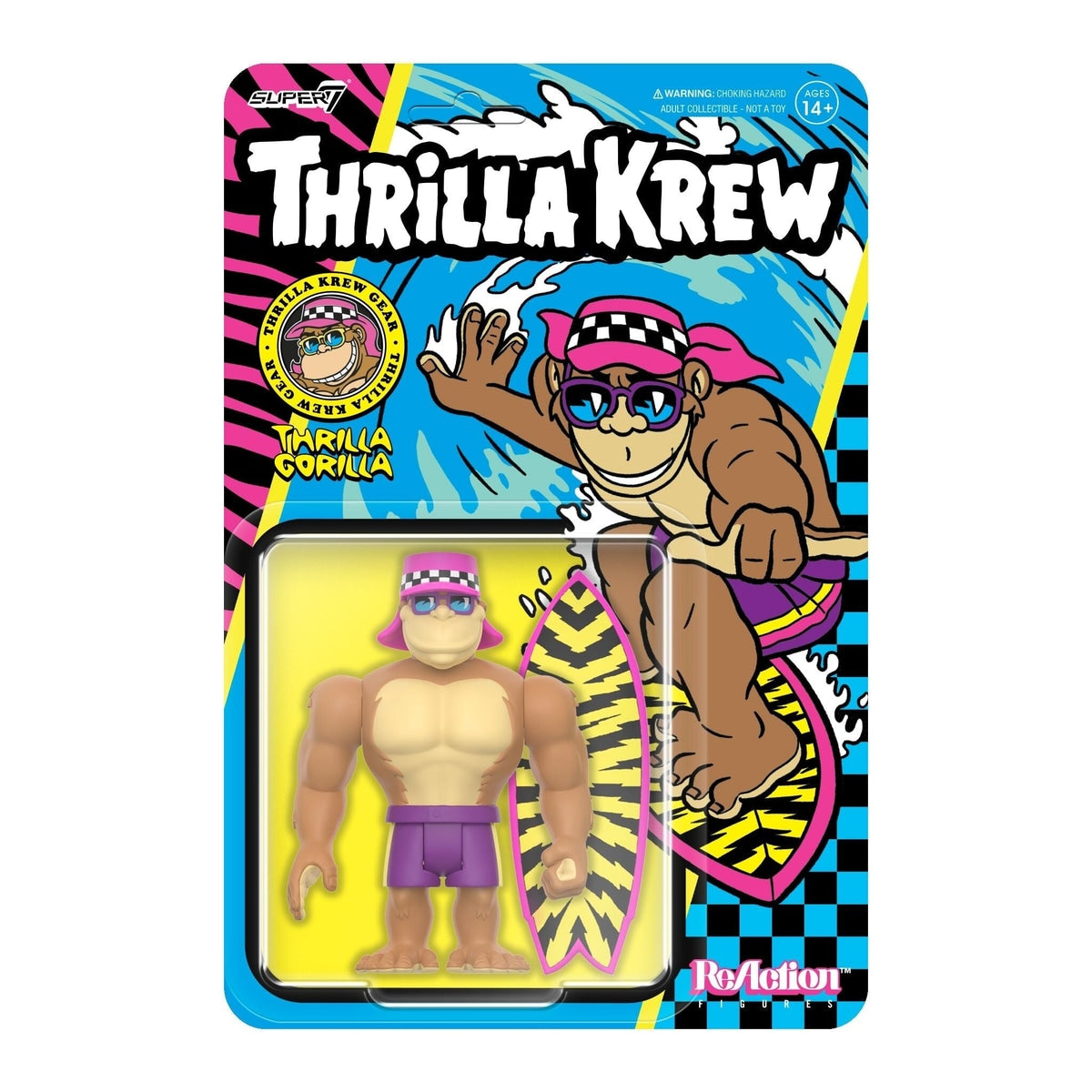 Super 7 ReAction Thrilla Krew - Thrilla Gorilla