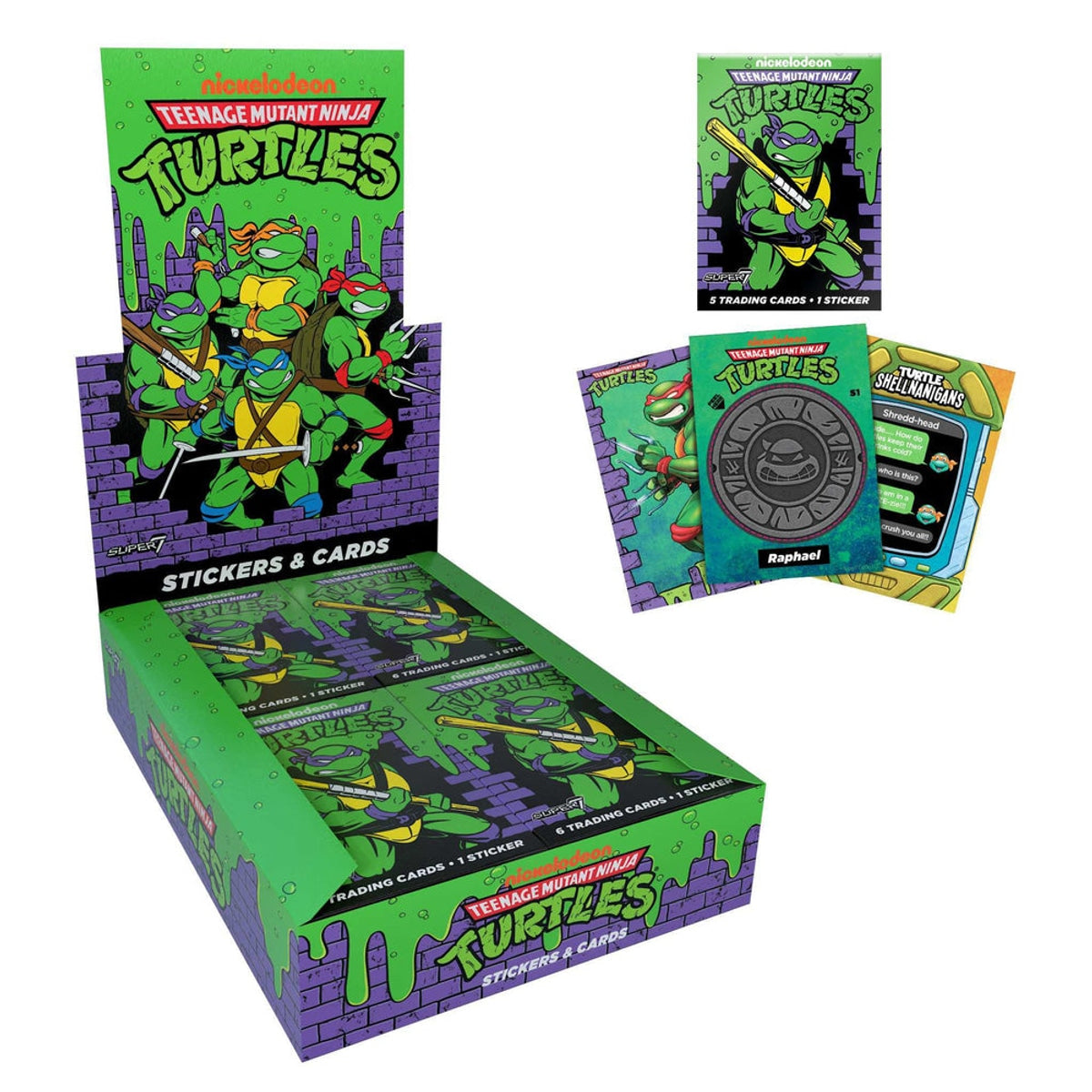 Super7 Teenage Mutant Ninja Turtles Trading Cards Wax Pack