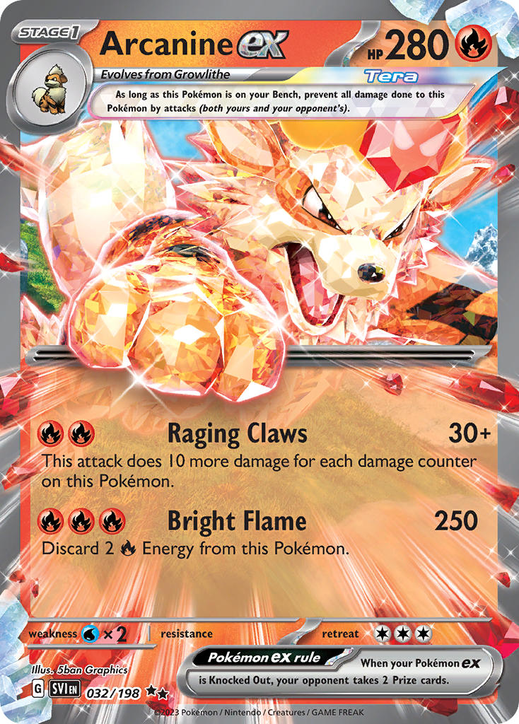 Arcanine ex 032/198