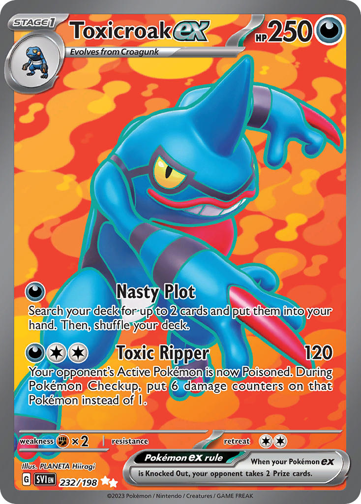 Toxicroak ex 232/198