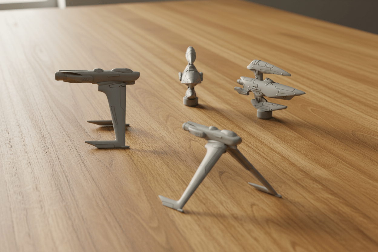 Sylwarin Harmonium Fleet – 1:128 Elven Spaceships (10 Ships)