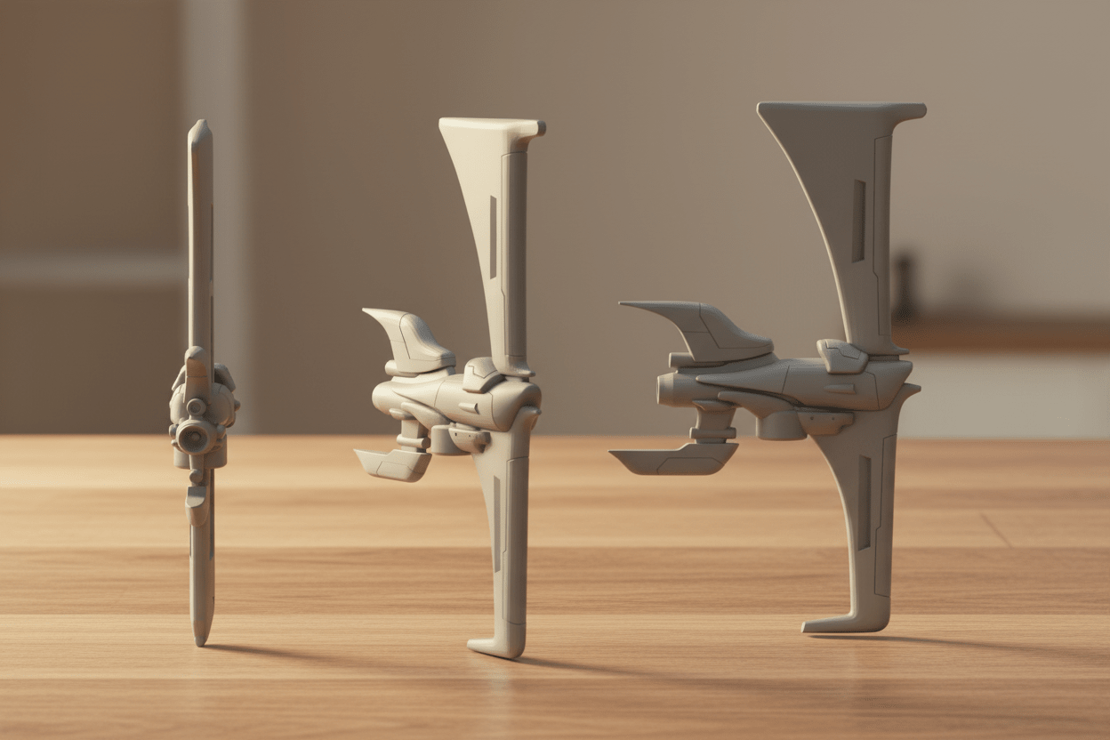 Sylwarin Harmonium Fleet – 1:128 Elven Spaceships (10 Ships)