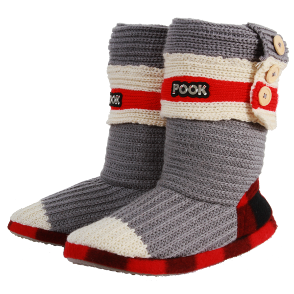 Pook Unisex Lumberjack Puggs Slippers