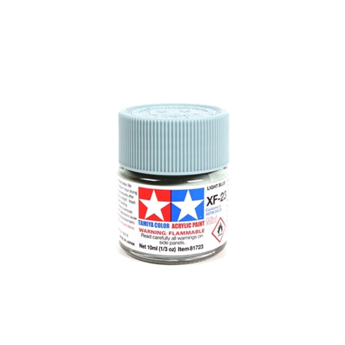 Tamiya Acrylic XF-23 Flat Light Blue Mini Bottle 10ml (1/3oz)