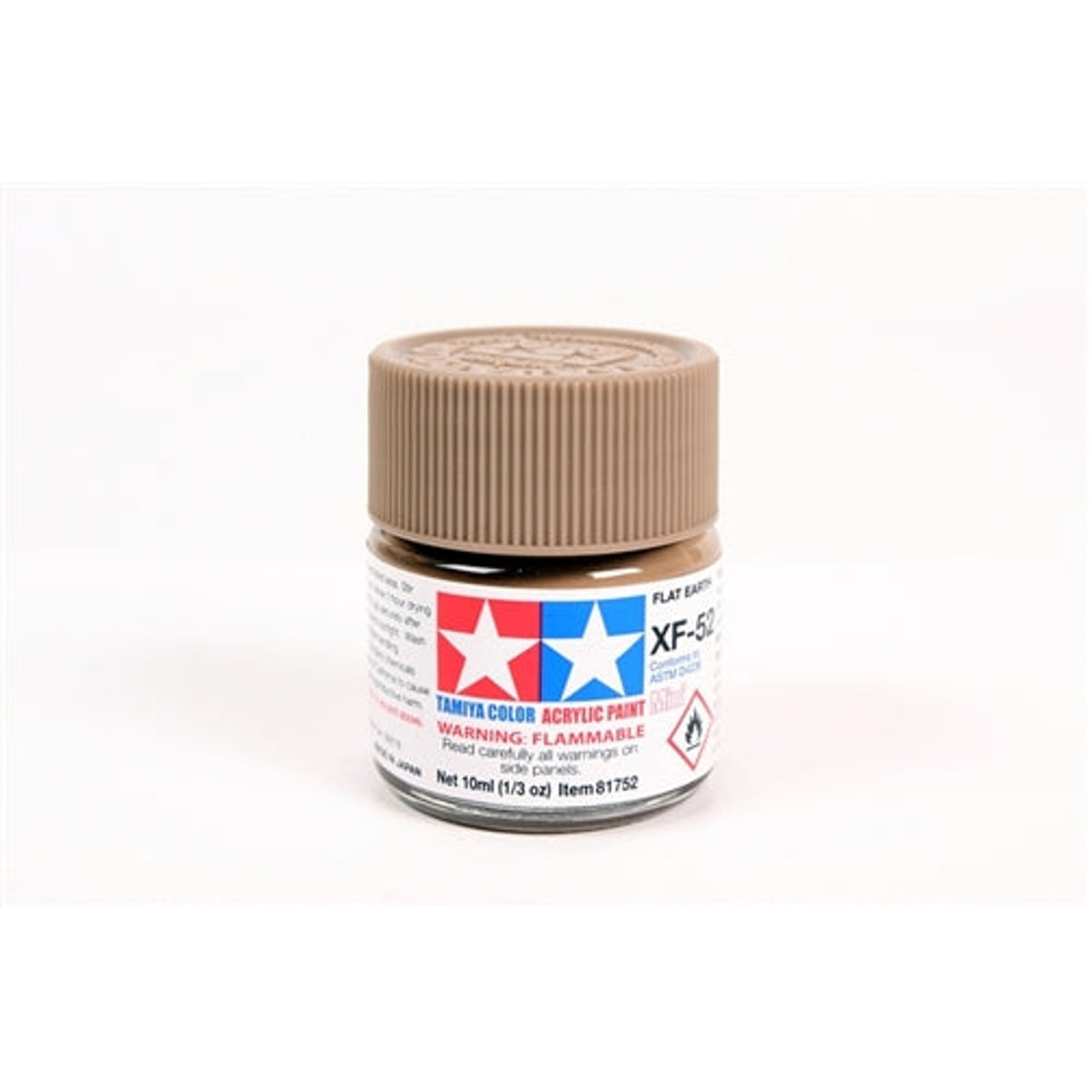 Tamiya Acrylic XF-52 Flat Earth Mini Bottle 10mL (1/3oz)