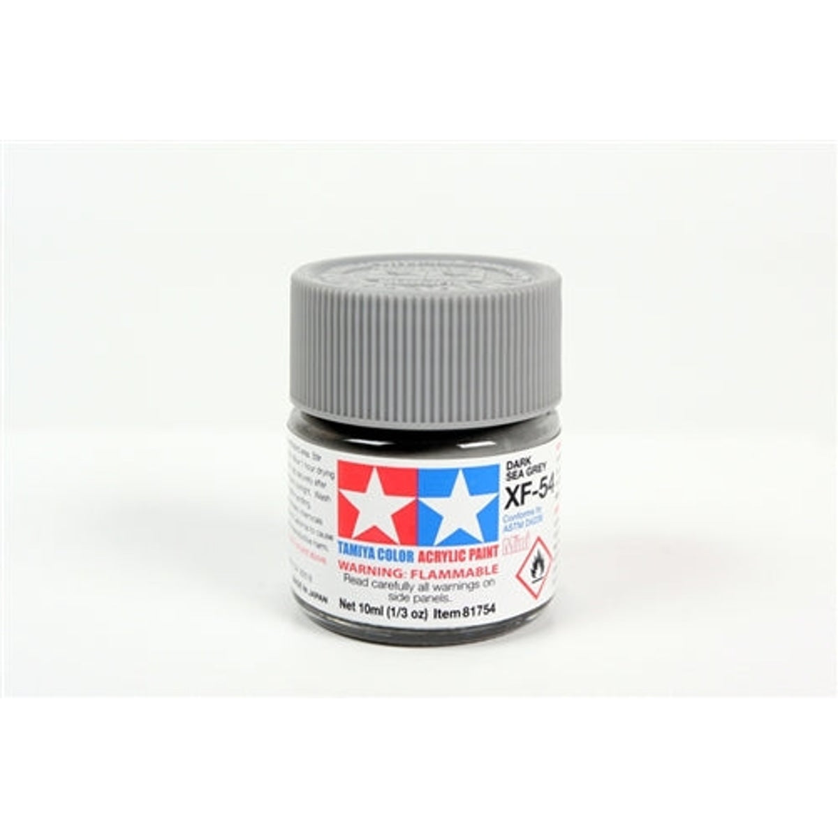 Tamiya Acrylic XF-54 Flat Dark Sea Gray Mini Bottle 10mL (1/3oz)