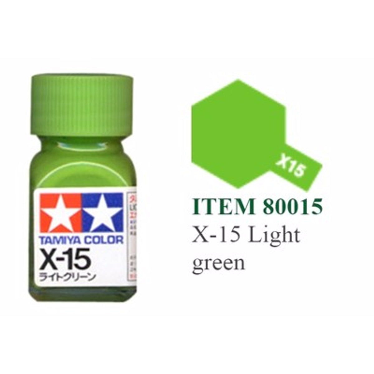 Tamiya Enamel EX-15 Light Green Mini Bottle 10mL (1/3oz)