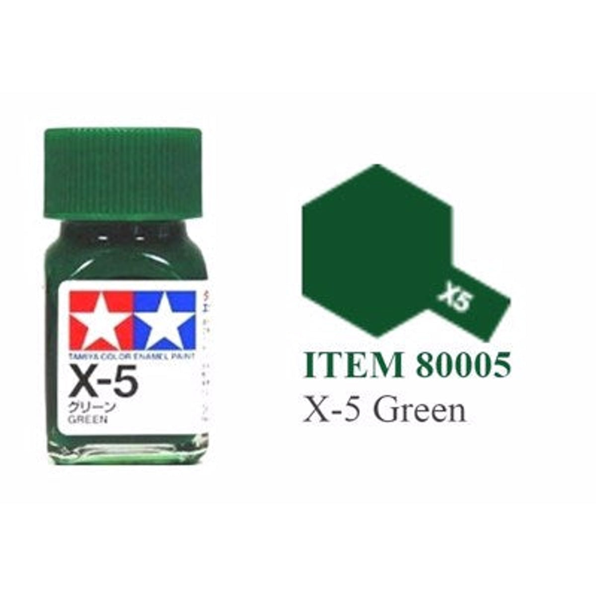 Tamiya Enamel EX-5 Green Mini Bottle 10mL (1/3oz)