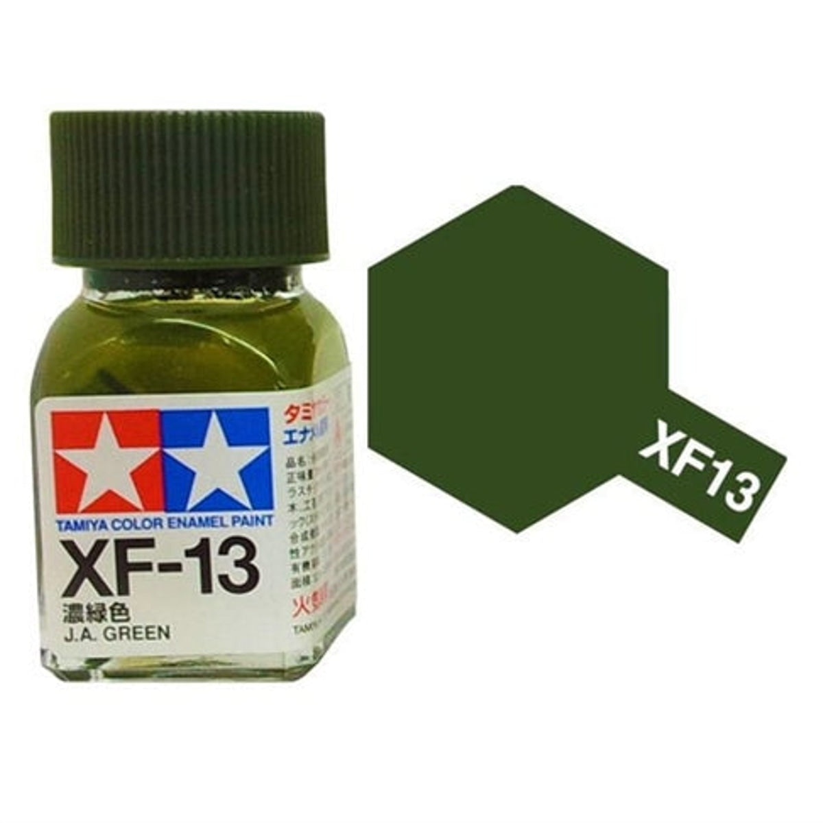 Tamiya Enamel EXF-13 Flat J.A. Green Mini Bottle 10mL (1/3oz)
