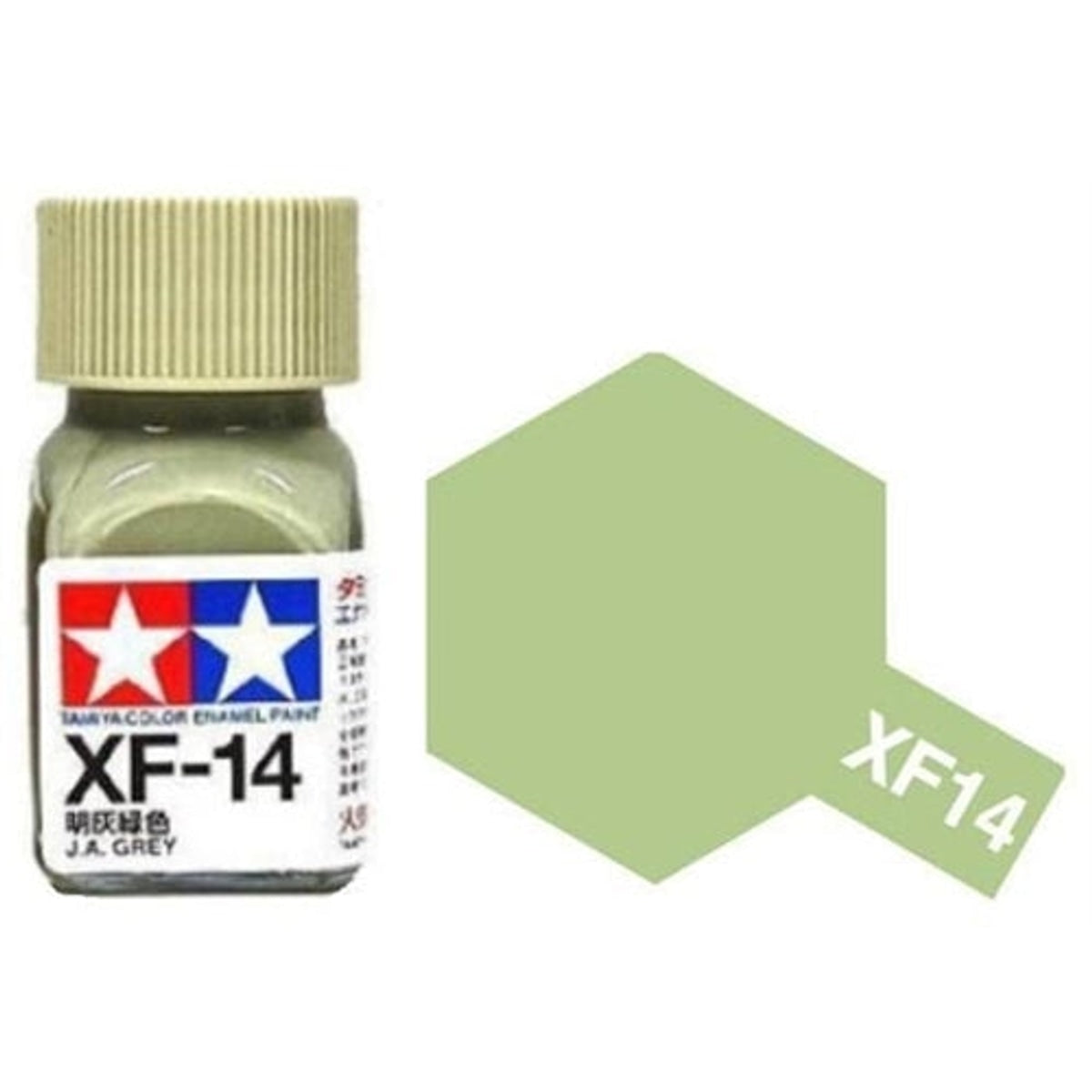 Tamiya Enamel EXF-14 Flat J.A. Grey Mini Bottle 10mL (1/3oz)