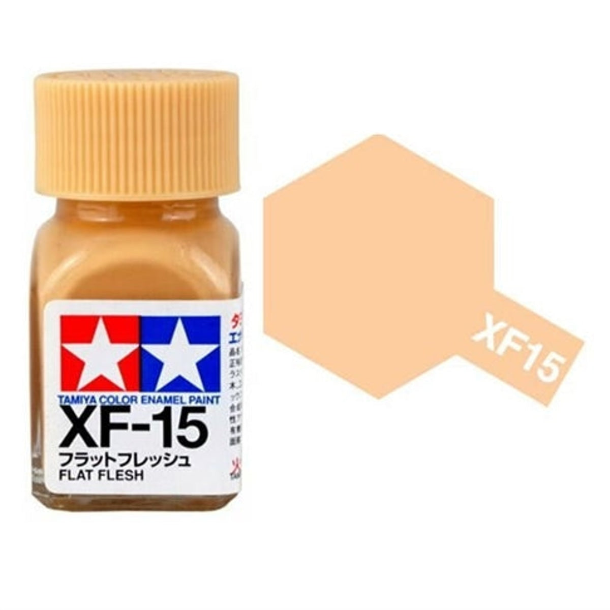 Tamiya Enamel EXF-15 Flat Flesh Mini Bottle 10mL (1/3oz)
