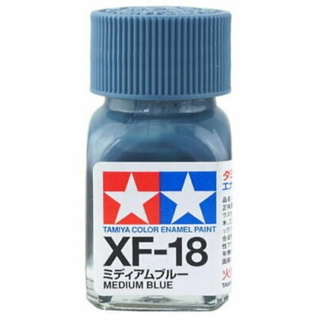 Tamiya Enamel EXF-18 Flat Medium Blue Mini Bottle 10mL (1/3oz)