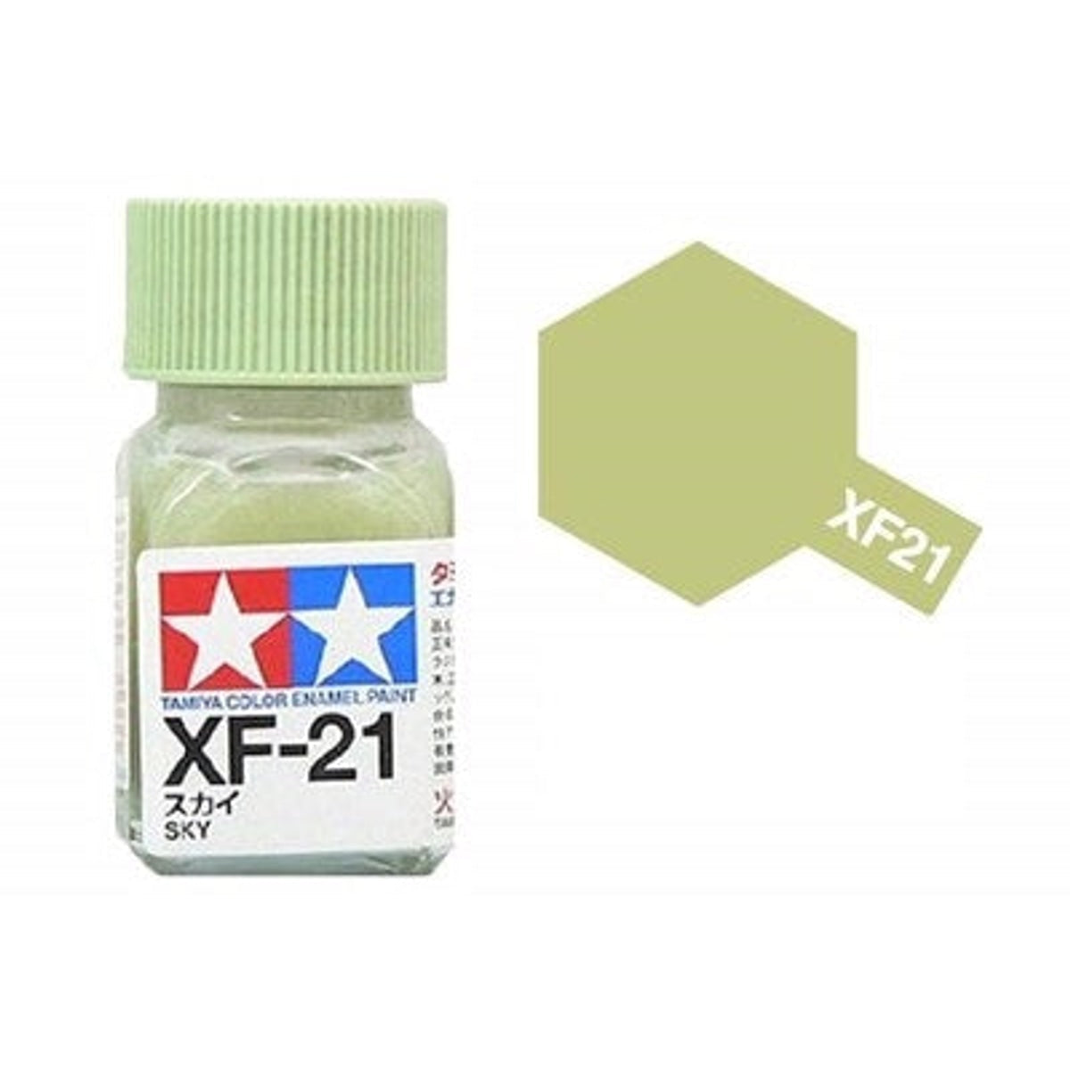 Tamiya Enamel EXF-21 Flat Sky Mini Bottle 10mL (1/3oz)