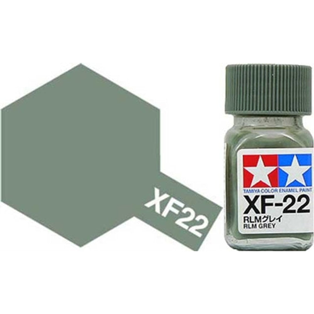 Tamiya Enamel EXF-22 Flat RLM Grey Mini Bottle 10mL (1/3oz)