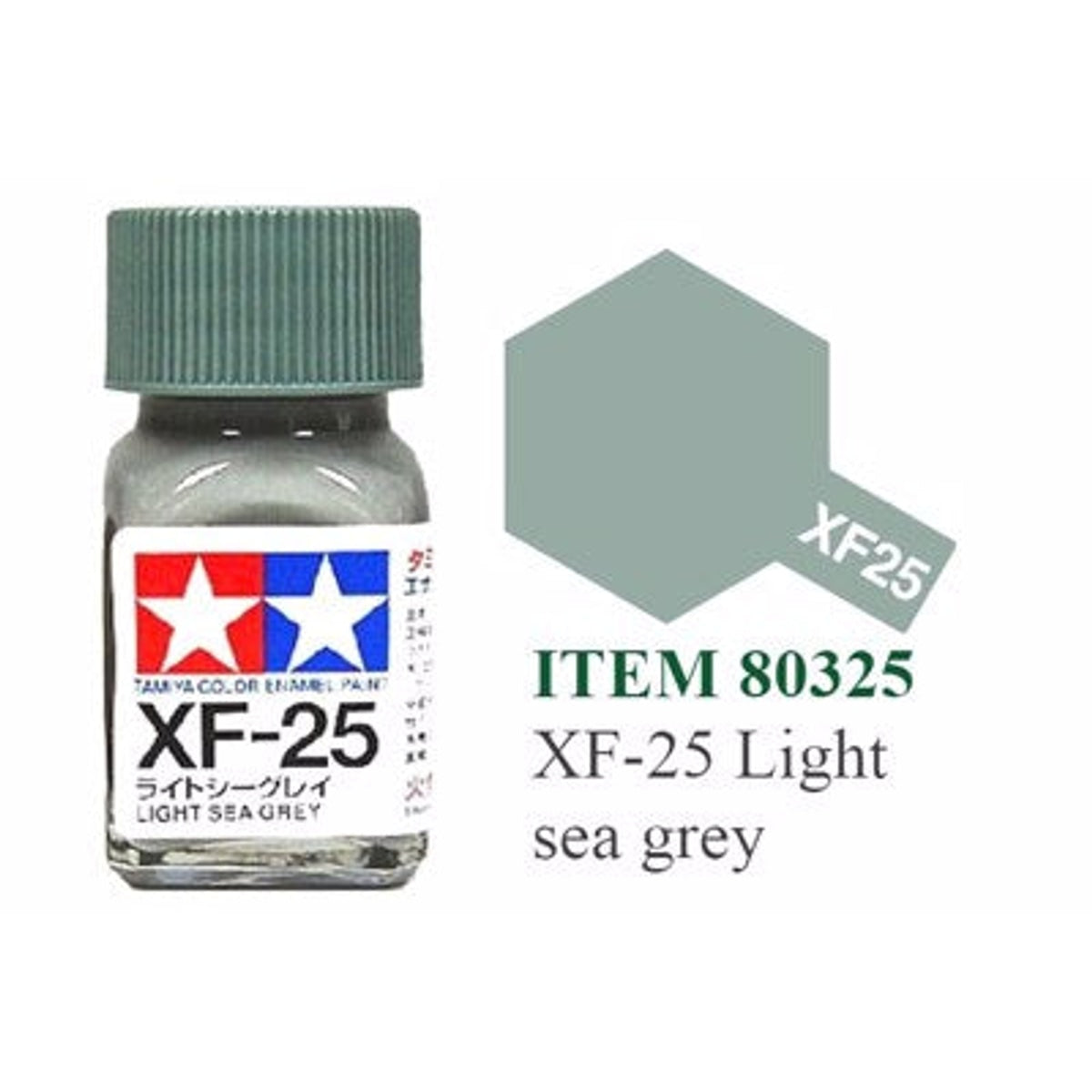 Tamiya Enamel EXF-25 Flat Light Sea Grey Mini Bottle 10mL (1/3oz)
