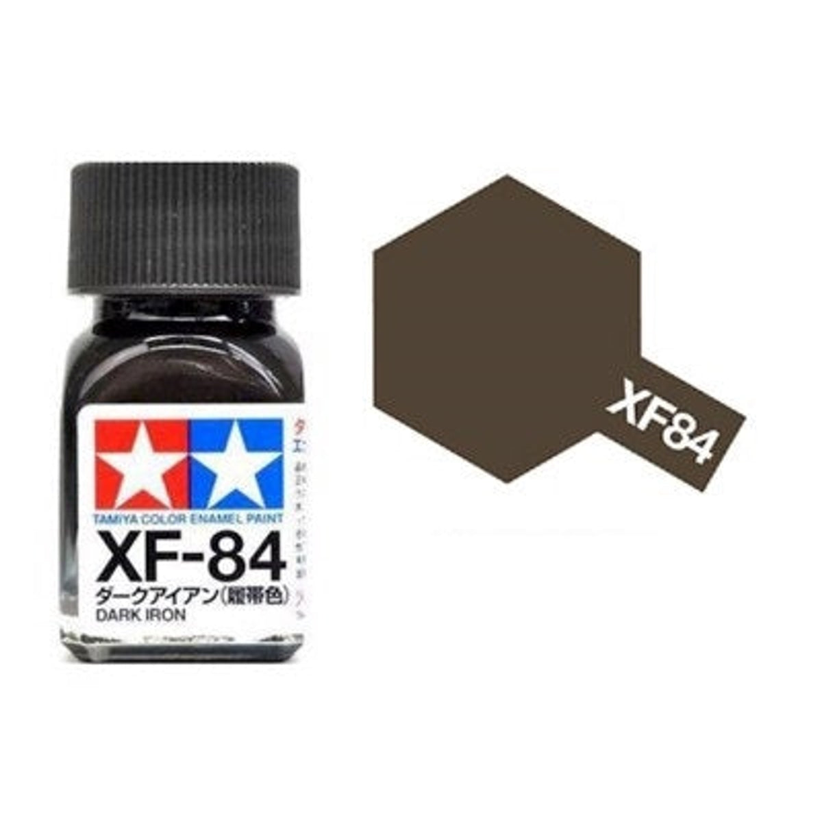 Tamiya Enamel EXF-84 Flat Dark Iron Mini Bottle 10mL (1/3oz)