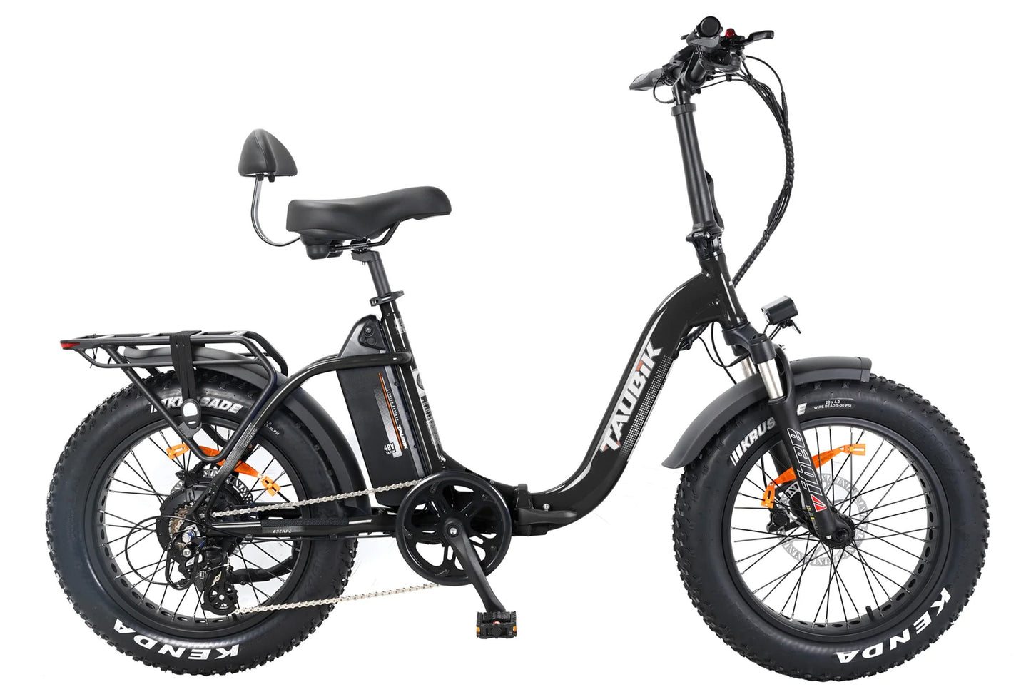 2025 Taubik Escape Ebike Electric Bicycle Foldable Style 20" Fat Tires UL 2849