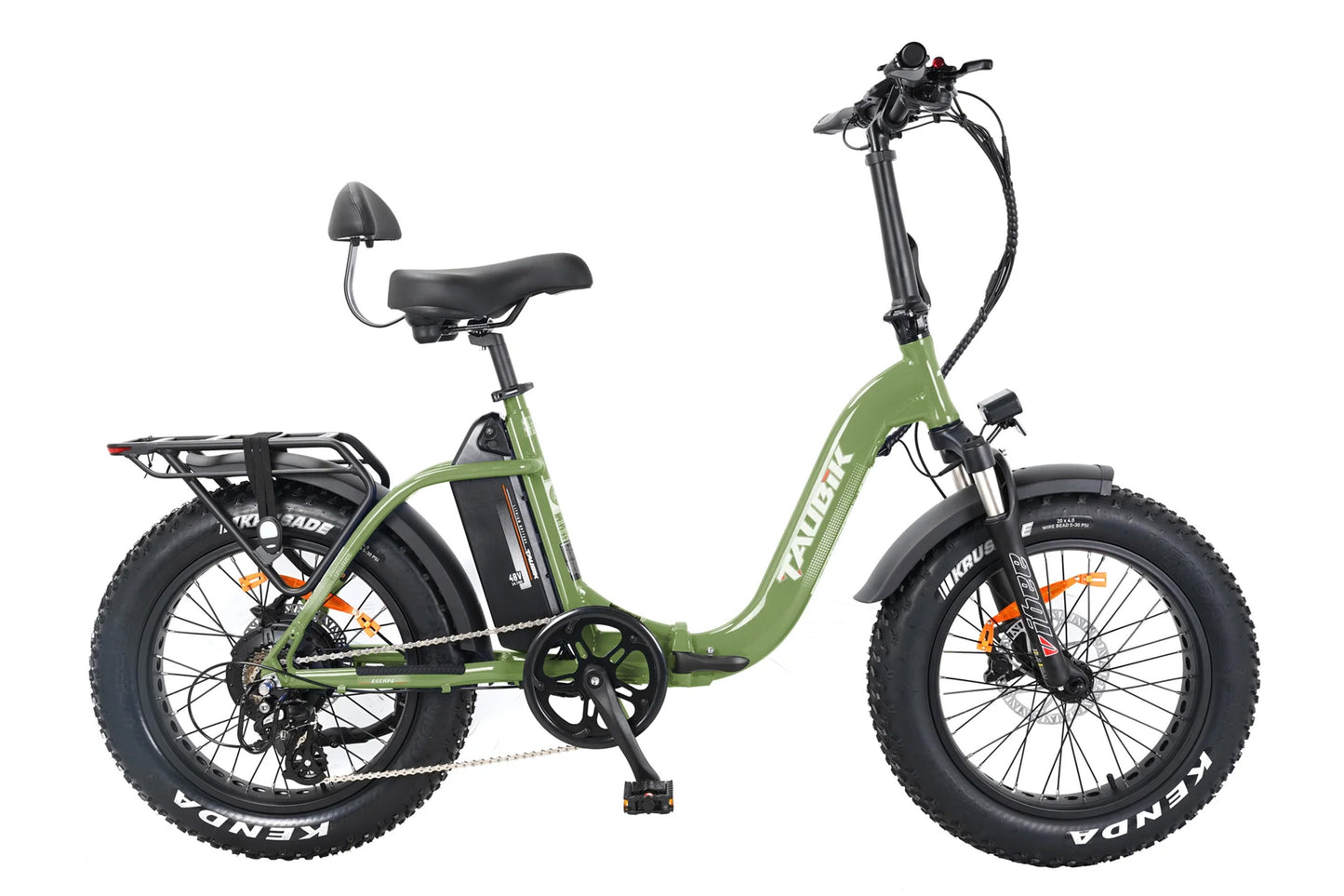 2025 Taubik Escape Ebike Electric Bicycle Foldable Style 20" Fat Tires UL 2849