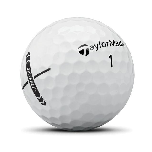 TaylorMade Distance+ White Golf Balls '25