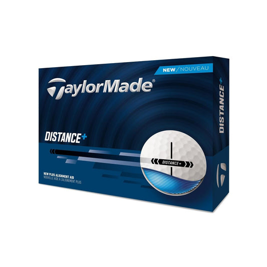 TaylorMade Distance+ White Golf Balls '25