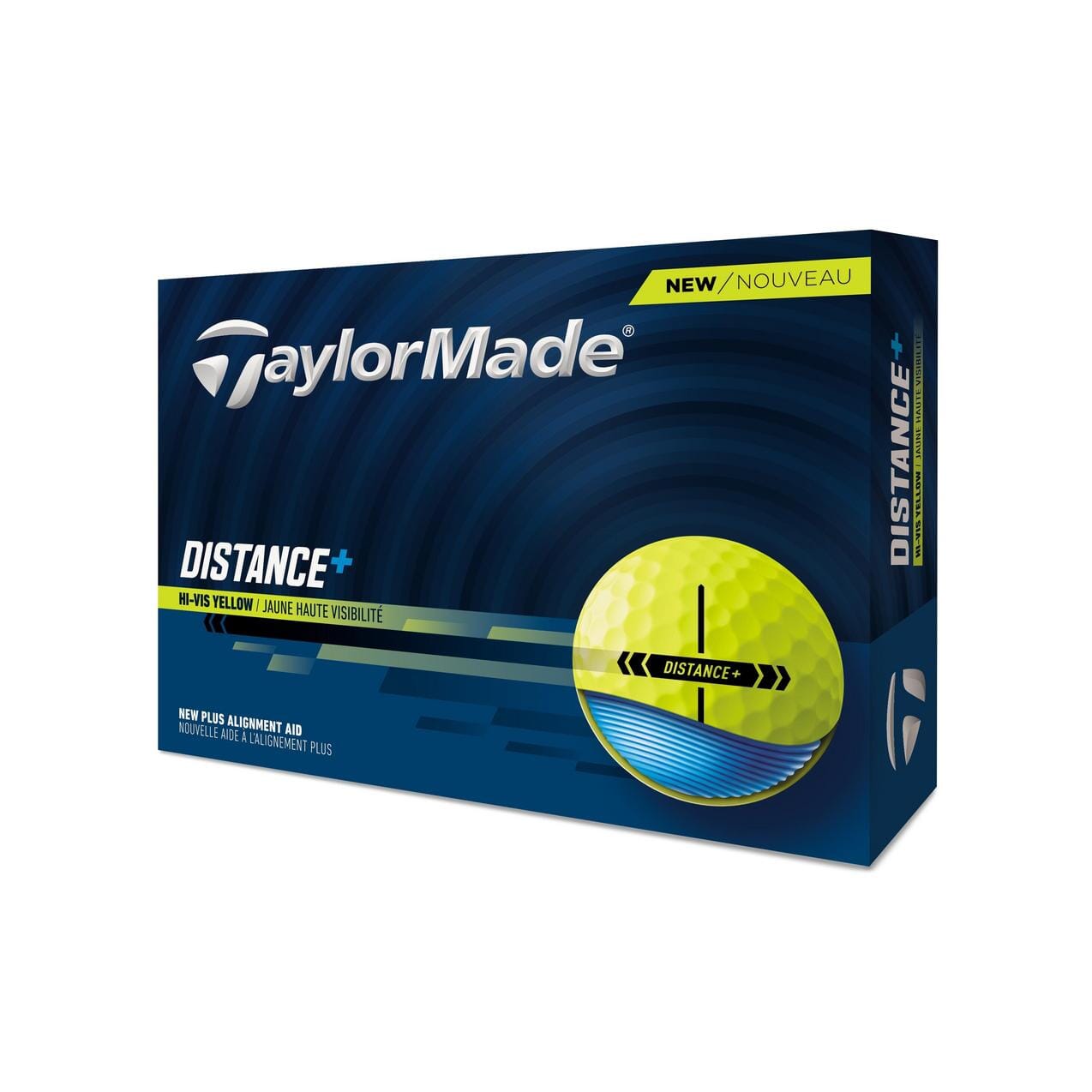 TaylorMade Distance+ Yellow Golf Balls '25