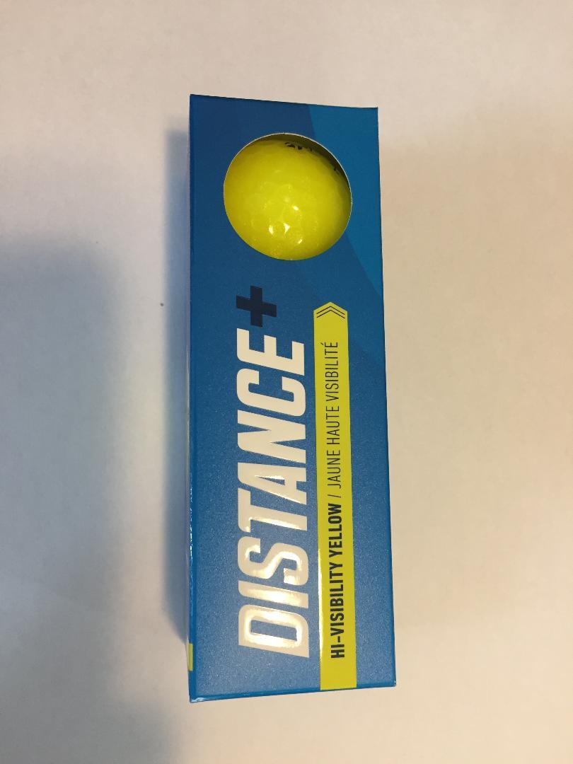 TaylorMade Distance+ Yellow Golf Balls