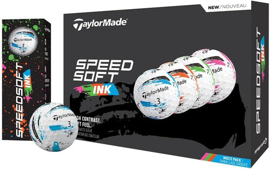 TaylorMade TM25 SpeedSoft Ink Multi Golf Balls