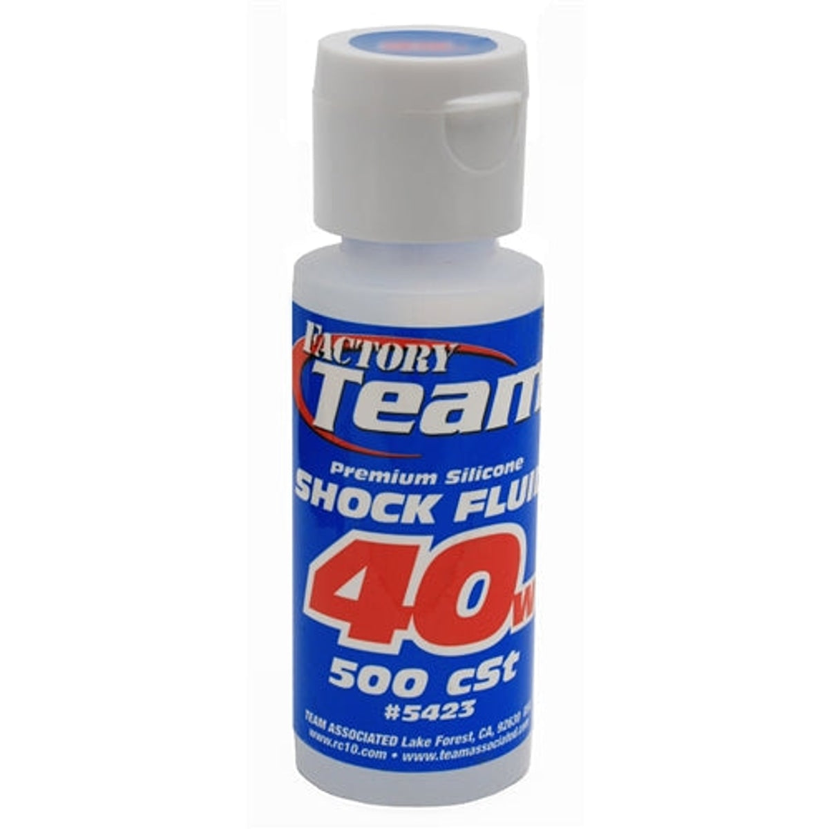 Team Associated 5423 Silicone Shock Oil Fluid 40wt (500 cSt) 2oz NIB