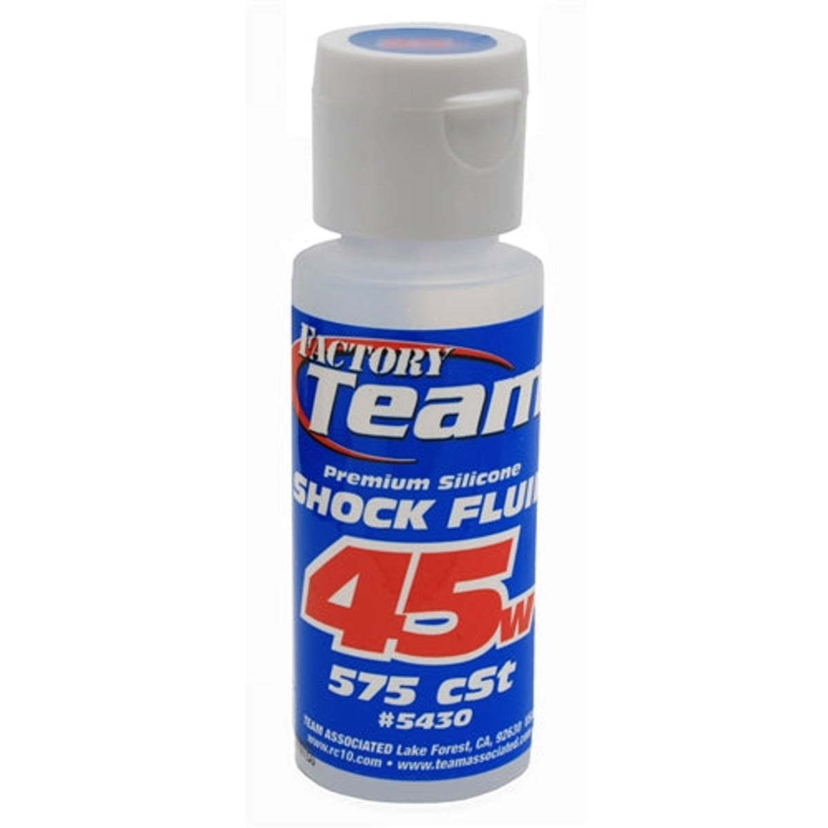 Team Associated 5430 Silicone Shock Oil Fluid 45wt (575 cSt) 2oz NIB