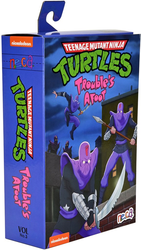 TMNT CARTOON FOOT SOLDIER DLX FIGURE 7" Canada Only