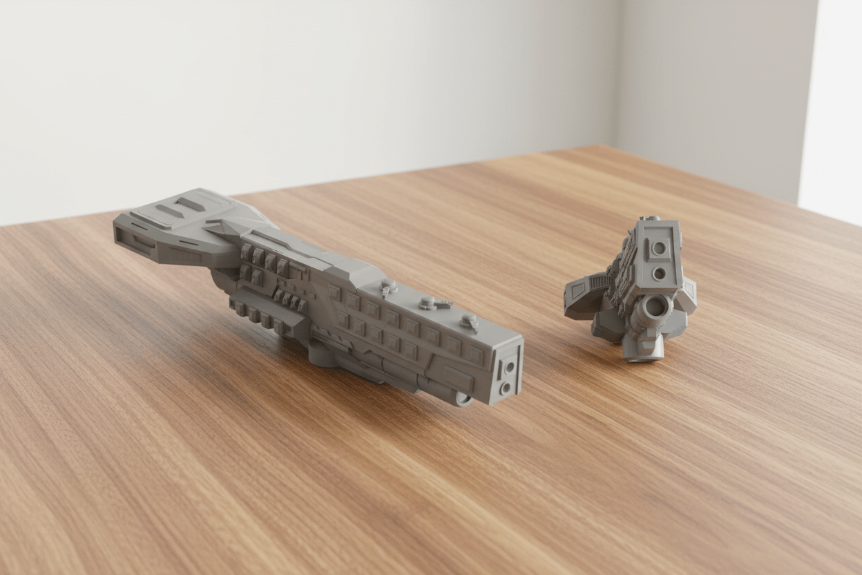Terra Union Alliance Battle Group – 1:128 Fleet (9 Ships)
