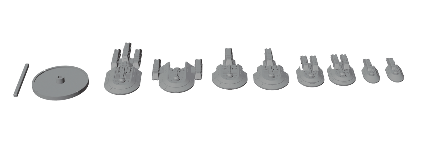 Terran Republic Task Force – 8-Ship Sci-Fi Reinforcement