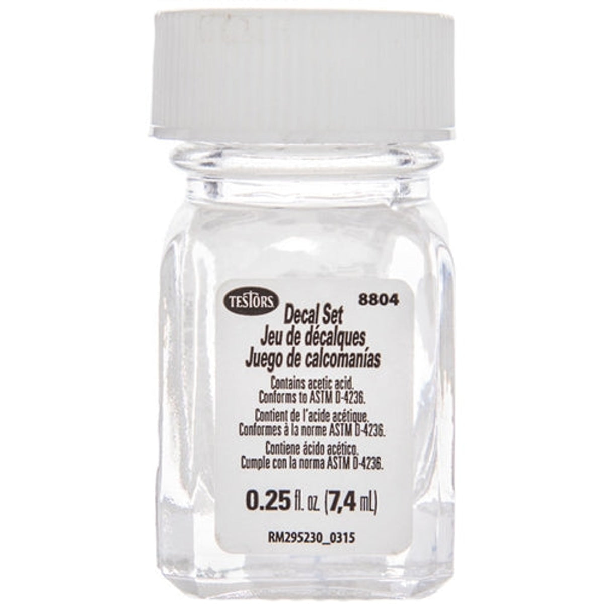 Testors 8804 Decal Set 1/4oz (7.4mL) NIB