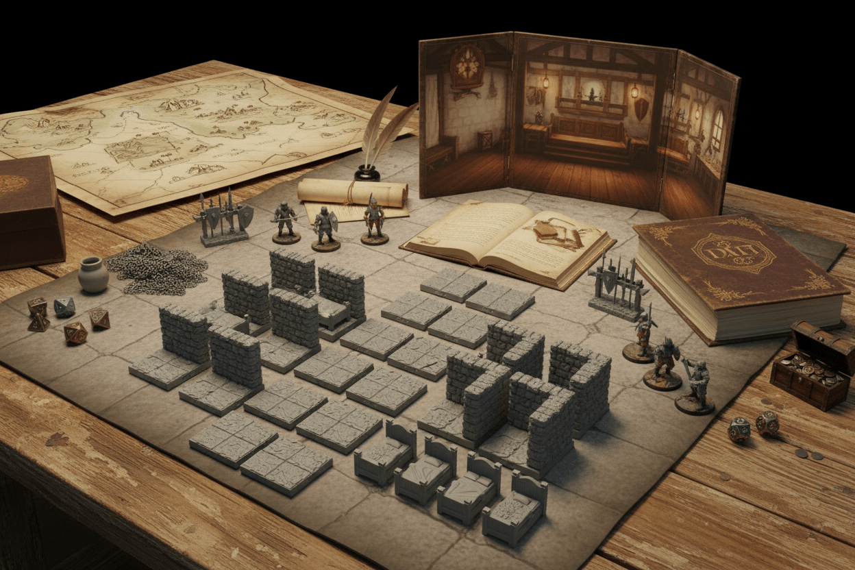 Barracks Bunk LED Room – Dragonlock 28mm Dungeon Terrain