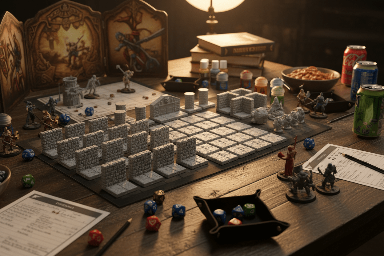 Boss Arena 10x10 Open Dungeon Room – Dragonlock 28mm