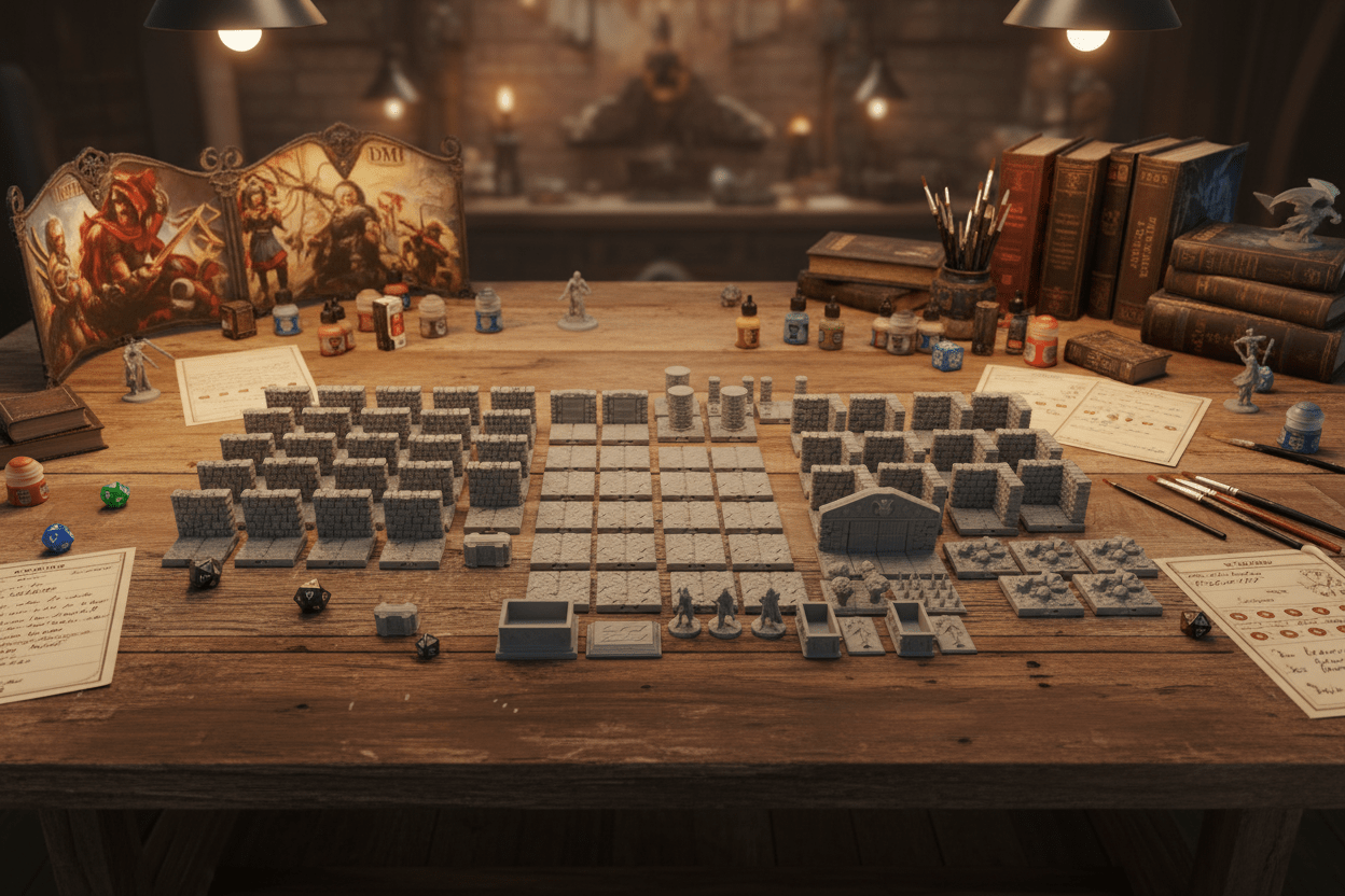 28mm Catacombs Mega Set – 80+ Piece Crypt Dungeon
