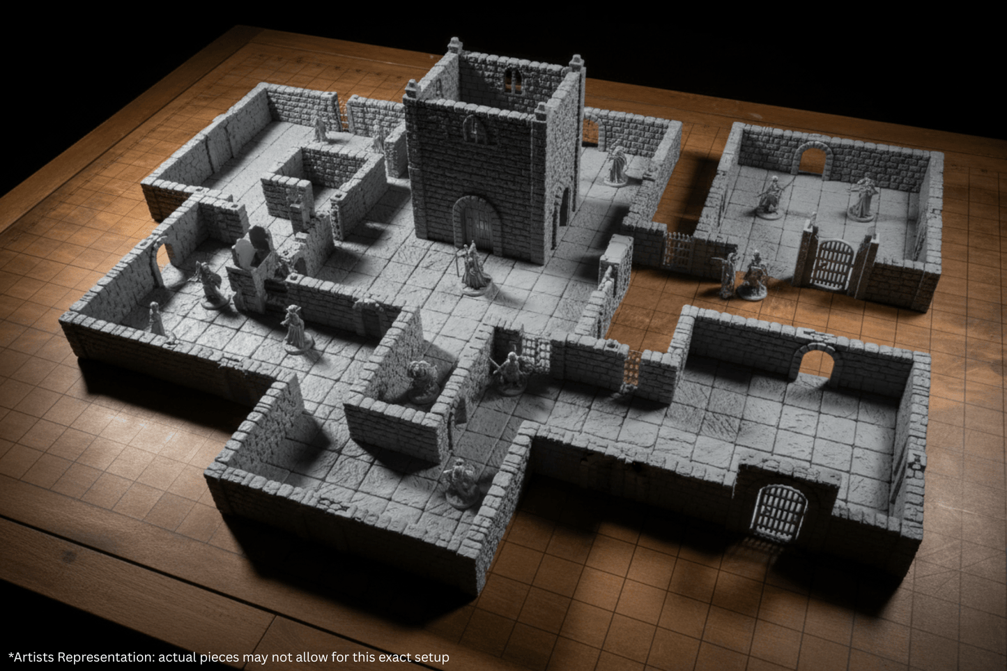 28mm Citadel Stronghold Mega Bundle – 120+ Dungeon Pieces