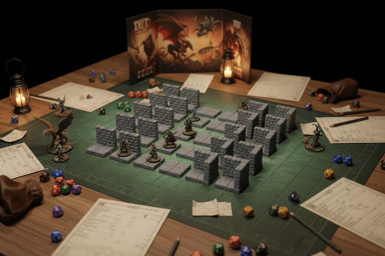 28mm Corridor Maze Complex – Branching Dungeon Halls