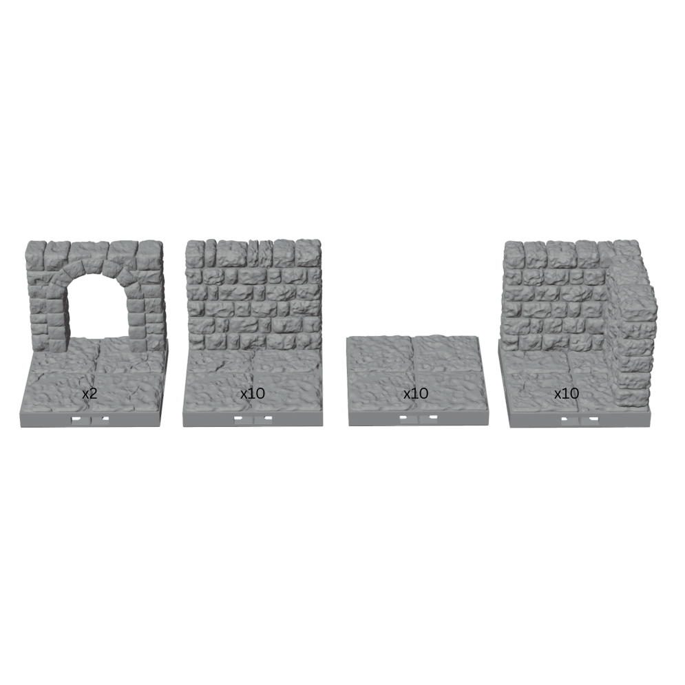 28mm Corridor Maze Complex – Branching Dungeon Halls