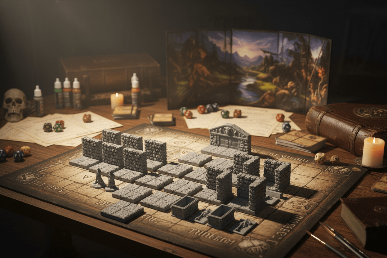 Crypt Entry Tomb Room – Dragonlock 28mm Dungeon Terrain