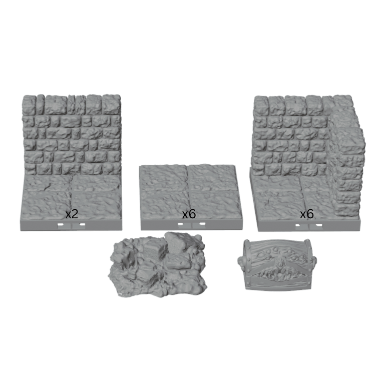 Dead End Trap Room with Corridor – Dragonlock 28mm