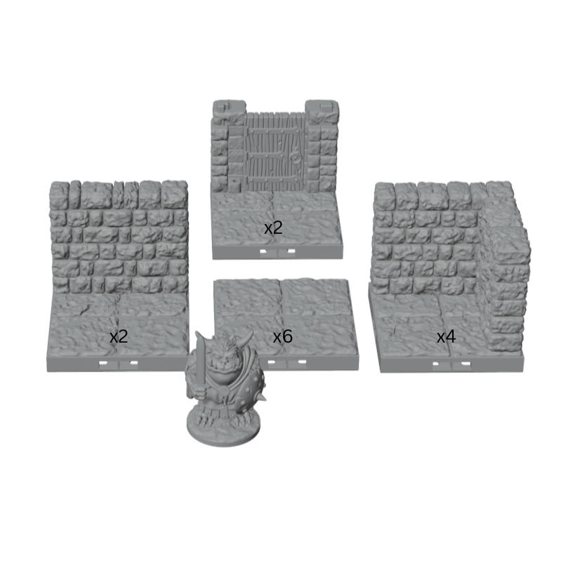 Dual Entry Hall Pass-Through – Dragonlock 28mm Terrain