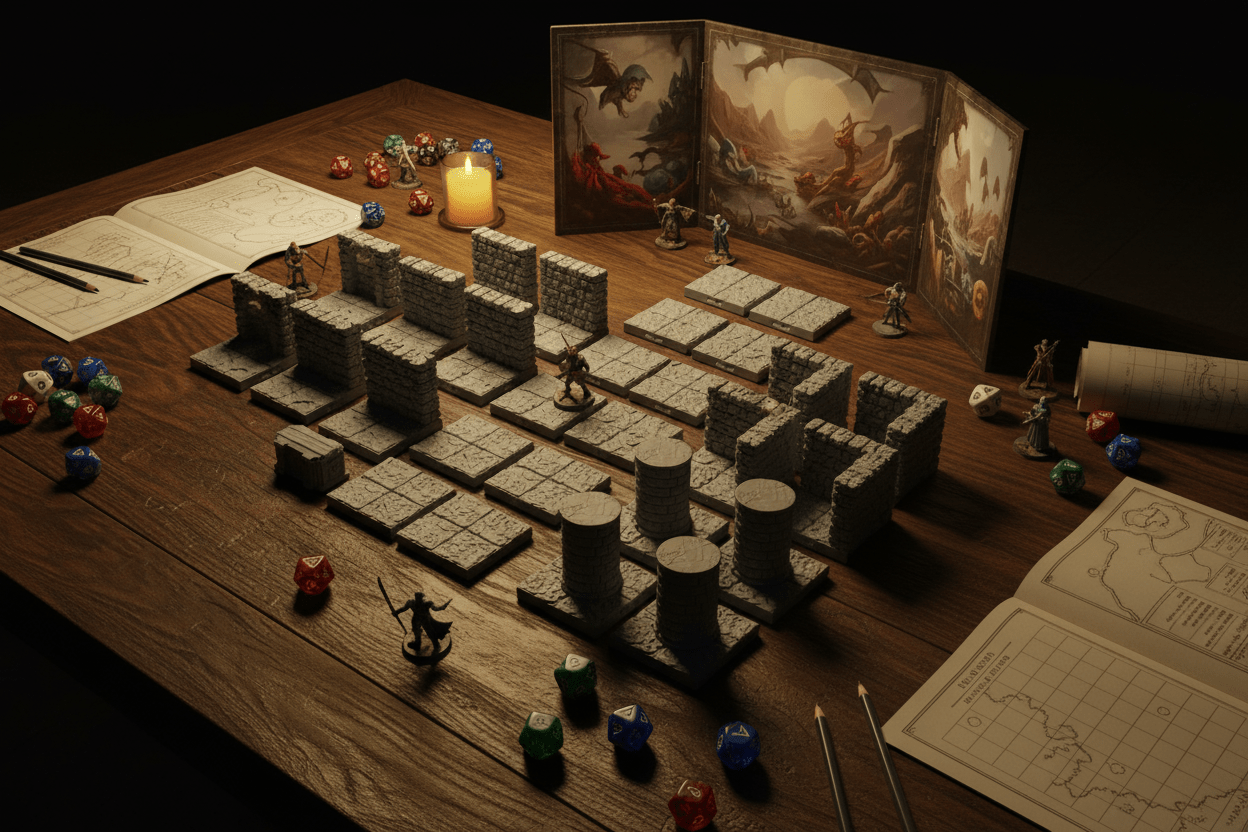Grand Chamber 8x8" Arena – Dragonlock 28mm Dungeon