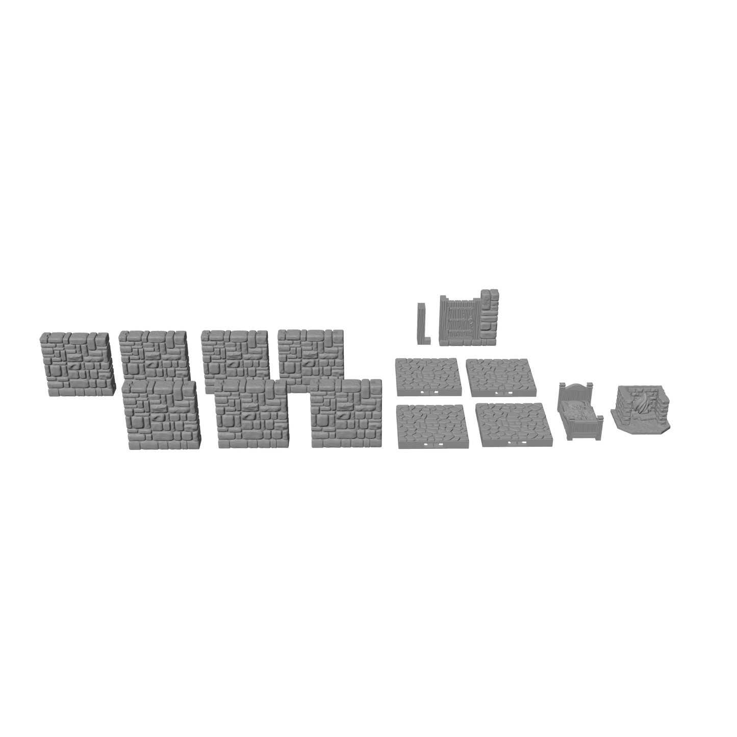 28mm Medieval Guard Post Gatehouse – Stone RPG Terrain