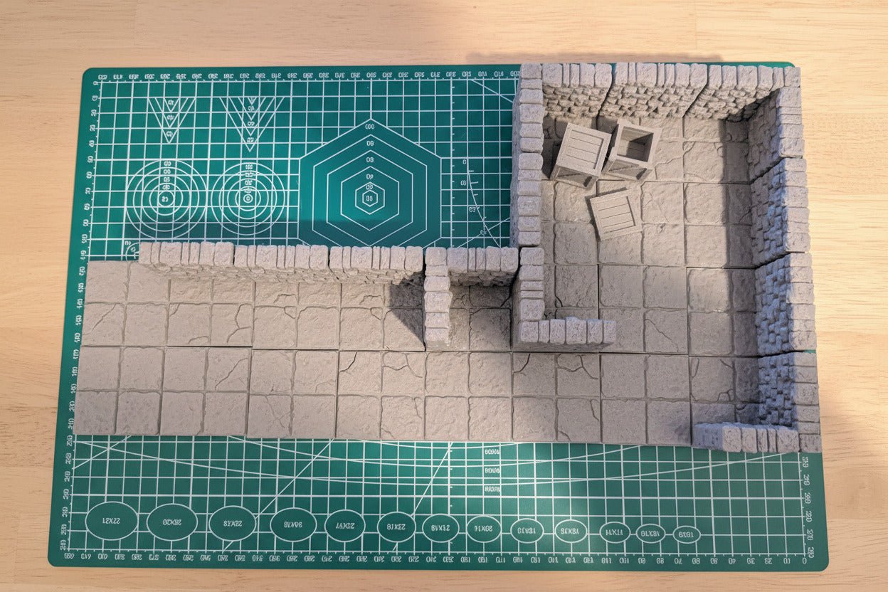L-Shaped Great Room 6x6 – Dragonlock 28mm Dungeon